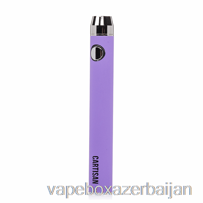 Vape Azerbaijan Cartisan Button VV 900 Dual Charge 510 Battery [Micro] Purple